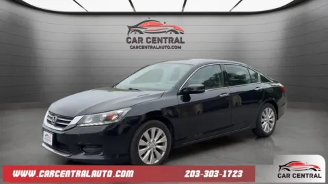 Black 2014 Honda Accord EX-L for sale in Wallingford, CT