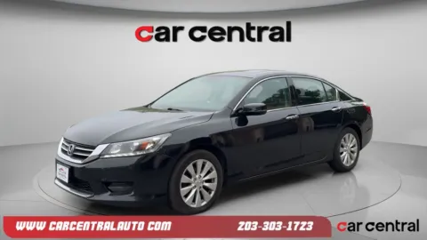Black 2014 Honda Accord EX-L for sale in Wallingford, CT