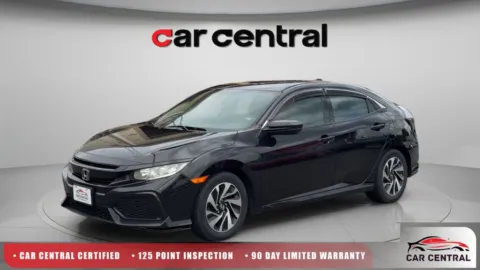 Black 2017 Honda Civic LX for sale in Wallingford, CT