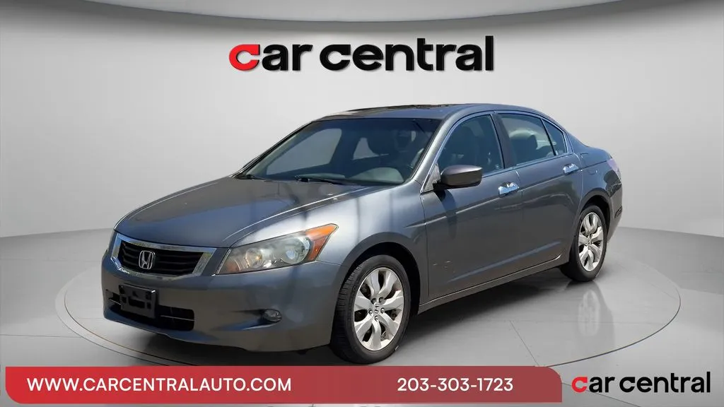 Gray 2009 Honda Accord EX-L for sale in Wallingford, CT