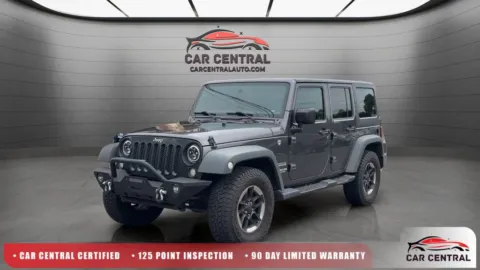 Gray 2017 Jeep Wrangler Unlimited Sport for sale in Wallingford, CT