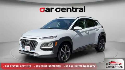 White 2020 Hyundai Kona Limited for sale in Wallingford, CT