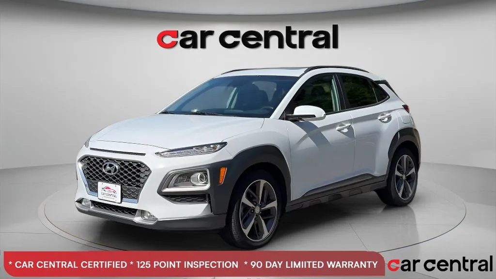White 2020 Hyundai Kona Limited for sale in Wallingford, CT
