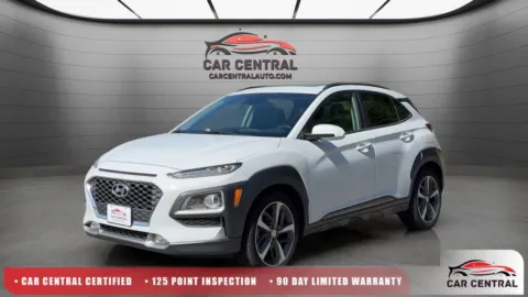 White 2020 Hyundai Kona Limited for sale in Wallingford, CT