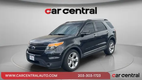 Black 2013 Ford Explorer Limited for sale in Wallingford, CT