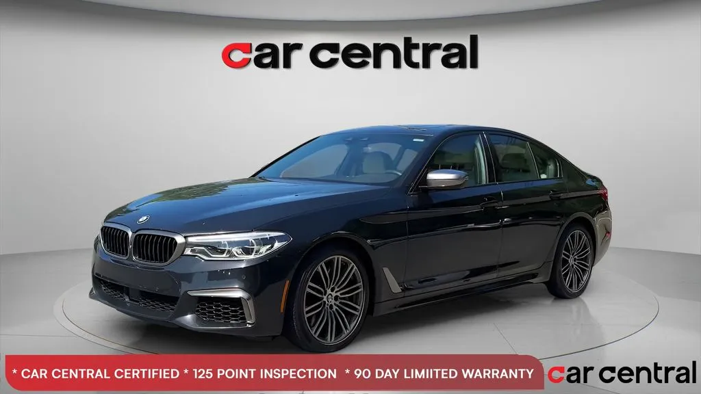 Black 2019 BMW 5 Series M550i xDrive for sale in Wallingford, CT