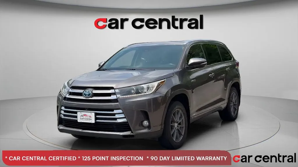 Gray 2017 Toyota Highlander Hybrid Limited Platinum for sale in Wallingford, CT