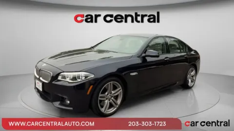 Black 2015 BMW 5 Series 550i xDrive for sale in Wallingford, CT