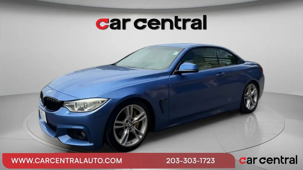 Blue 2015 BMW 4 Series 435i xDrive for sale in Wallingford, CT