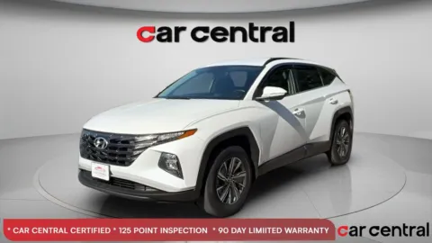 White 2022 Hyundai Tucson Hybrid Blue for sale in Wallingford, CT