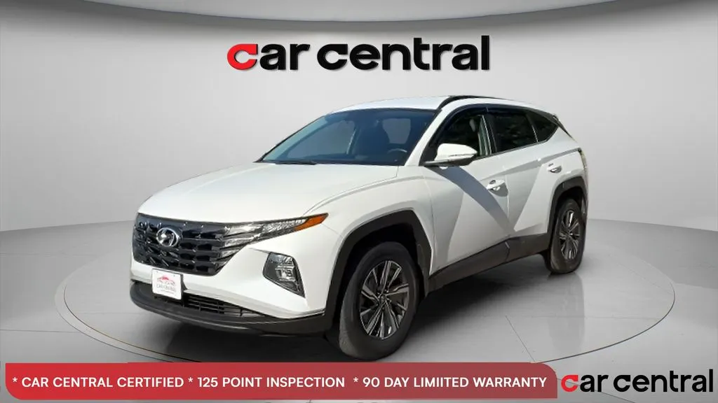 White 2022 Hyundai Tucson Hybrid Blue for sale in Wallingford, CT