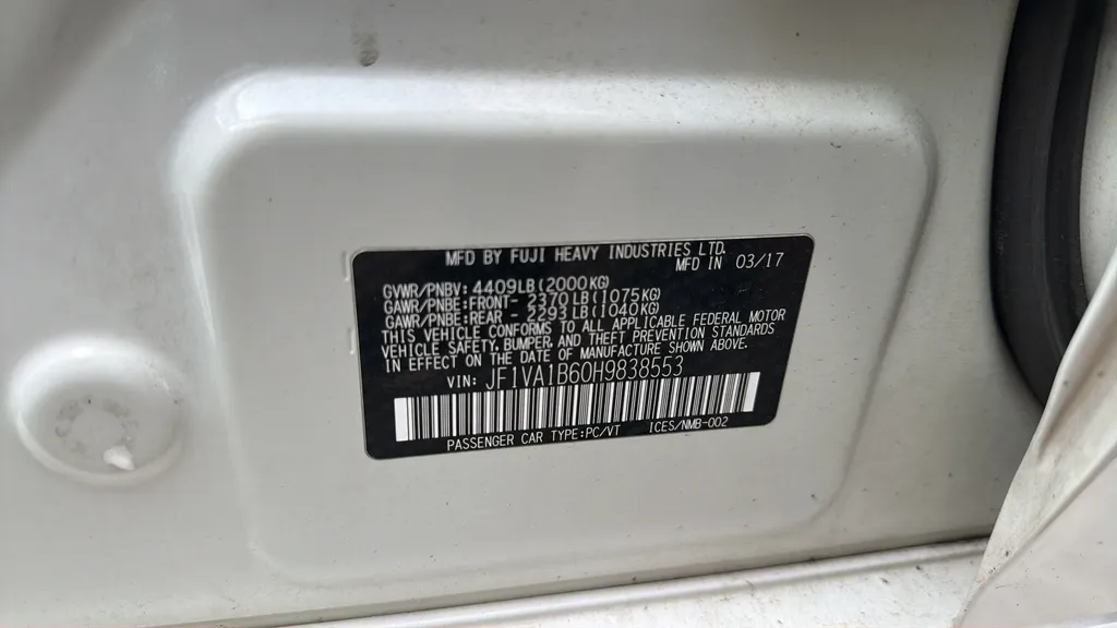2017 Subaru WRX Base - Photo 27