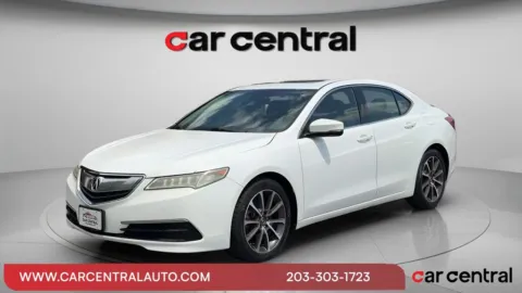 White 2015 Acura TLX V6 Tech for sale in Wallingford, CT