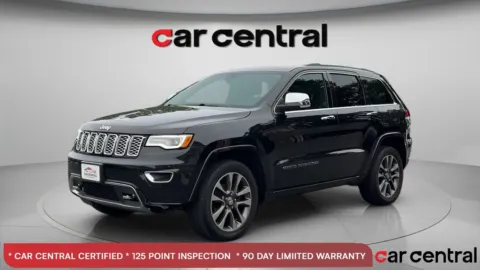 Black 2018 Jeep Grand Cherokee Overland for sale in Wallingford, CT