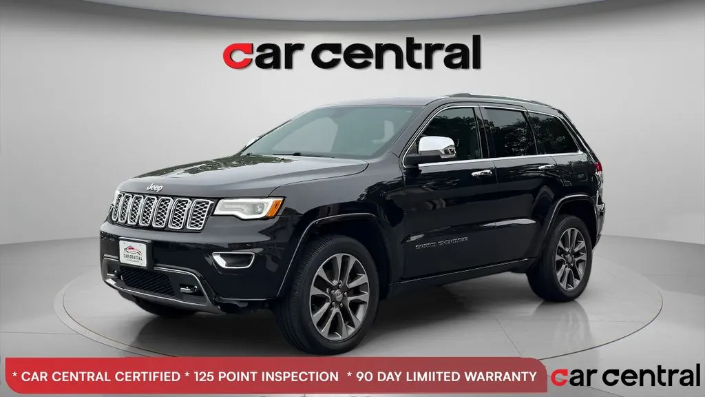 Black 2018 Jeep Grand Cherokee Overland for sale in Wallingford, CT