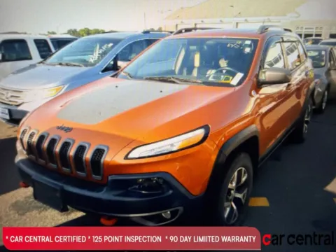 Orange 2015 Jeep Cherokee Trailhawk for sale in Wallingford, CT