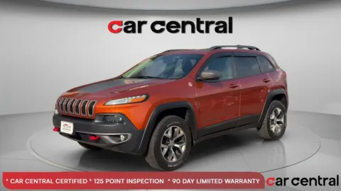 Orange 2015 Jeep Cherokee Trailhawk for sale in Wallingford, CT