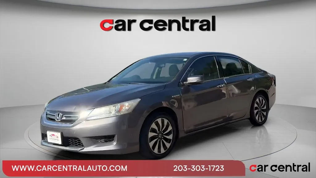 Gray 2014 Honda Accord Hybrid Touring for sale in Wallingford, CT