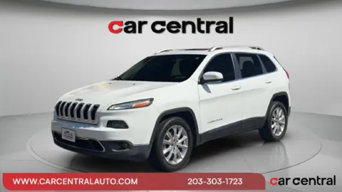White 2015 Jeep Cherokee Limited for sale in Wallingford, CT