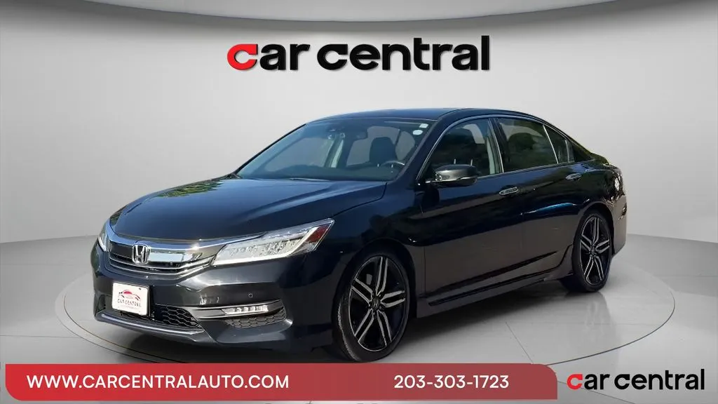 Black 2016 Honda Accord Touring for sale in Wallingford, CT
