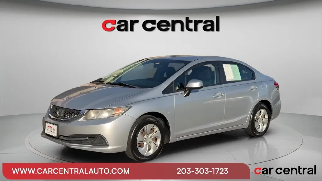 Silver 2013 Honda Civic LX for sale in Wallingford, CT