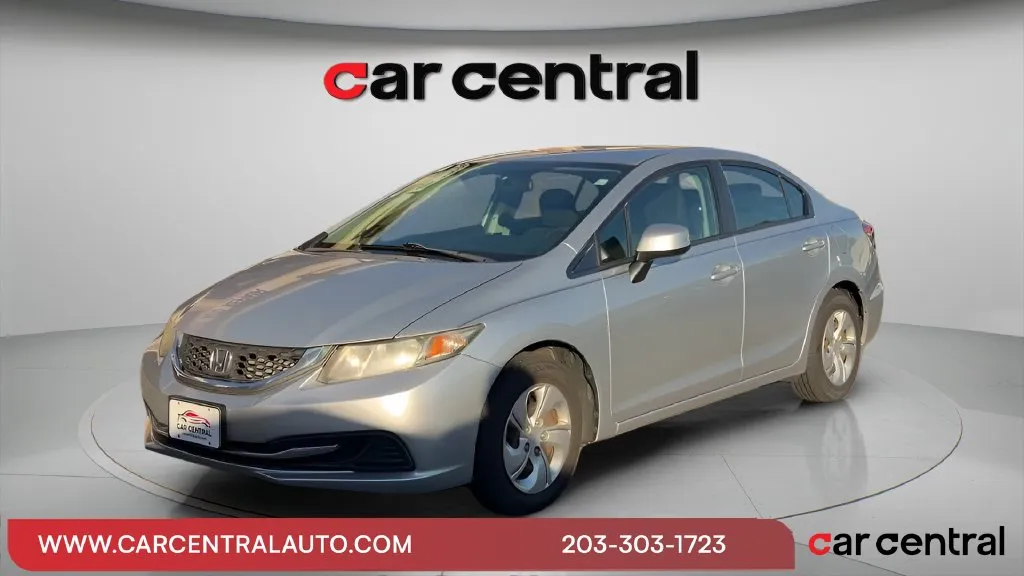 Silver 2013 Honda Civic LX for sale in Wallingford, CT