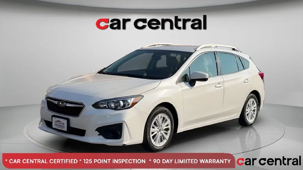 White 2017 Subaru Impreza 2.0i Premium for sale in Wallingford, CT