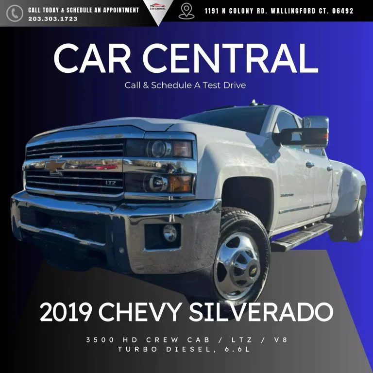 2019 Chevrolet Silverado 3500 HD Crew Cab LTZ Pickup 4D 8 ft for sale in Wallingford, CT