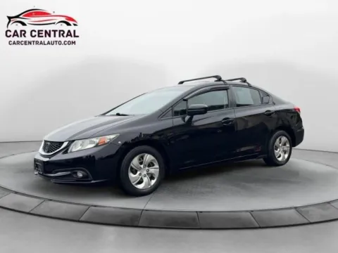 Black 2015 Honda Civic LX for sale in Wallingford, CT