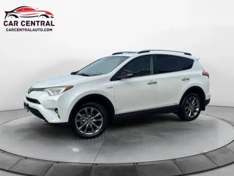 White 2017 Toyota RAV4 Hybrid Limited for sale in Wallingford, CT