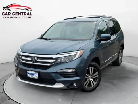 Blue 2017 Honda Pilot EX-L w/Honda Sensing Sport Utility 4D for sale in Wallingford, CT