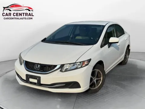 White 2015 Honda Civic SE Sedan 4D for sale in Wallingford, CT