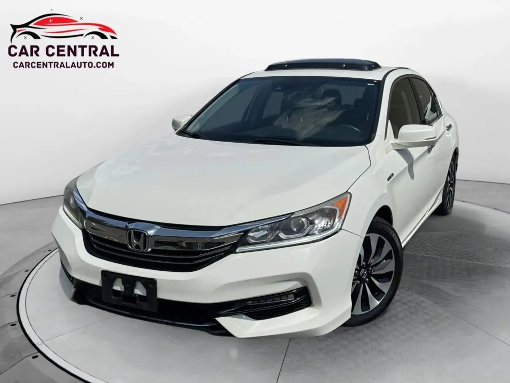 White 2017 Honda Accord Hybrid EX-L Sedan 4D for sale in Wallingford, CT