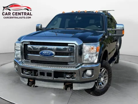 Black 2012 Ford F350 Super Duty Crew Cab Lariat Pickup 4D 6 3/4 ft for sale in Wallingford, CT