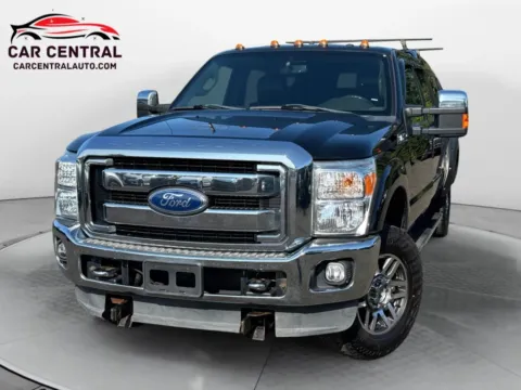 Black 2012 Ford F350 Super Duty Crew Cab Lariat Pickup 4D 6 3/4 ft for sale in Wallingford, CT