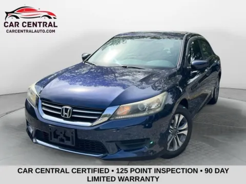 Black 2014 Honda Accord LX for sale in Wallingford, CT