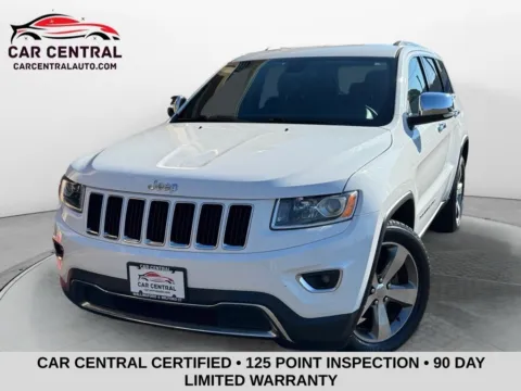 White 2015 Jeep Grand Cherokee Limited for sale in Wallingford, CT