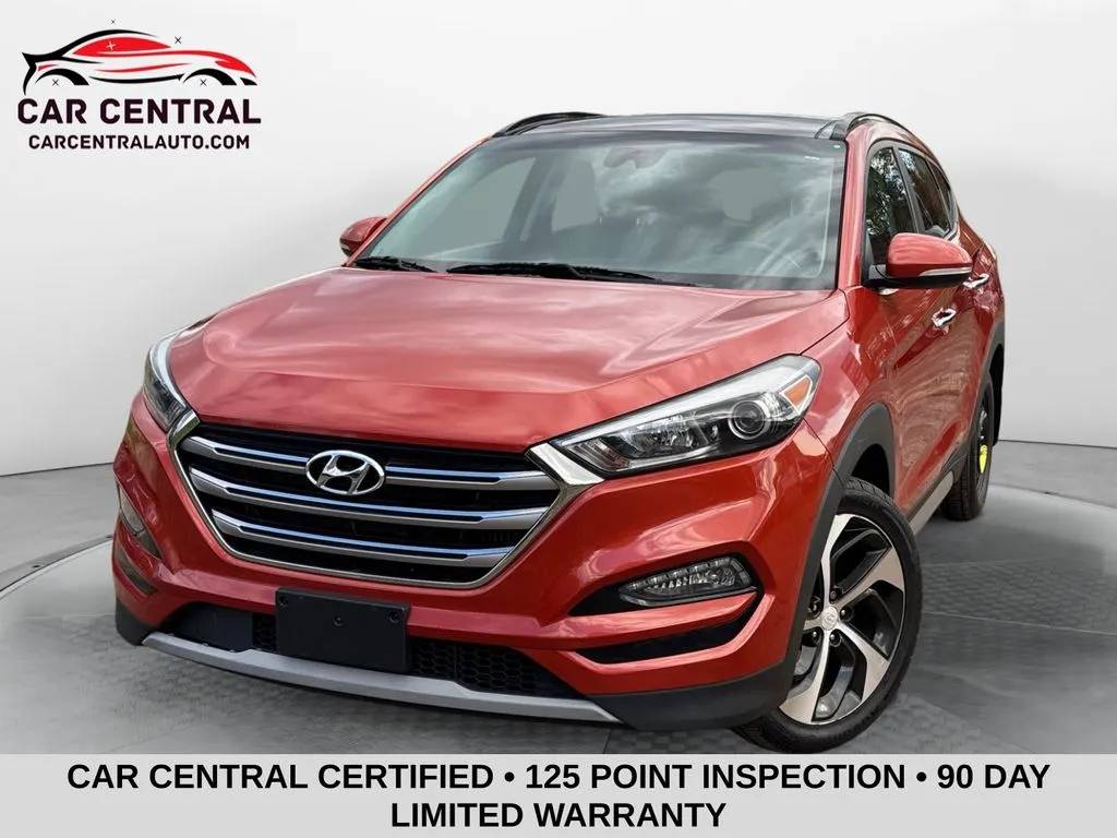 Orange 2017 Hyundai Tucson Limited for sale in Wallingford, CT