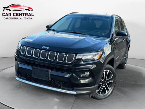 Black 2022 Jeep Compass Limited for sale in Wallingford, CT