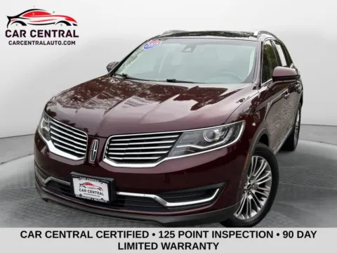 Red 2017 Lincoln MKX Reserve for sale in Wallingford, CT