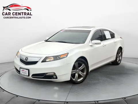 White 2013 Acura TL SH-AWD for sale in Milford, CT
