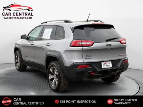 Another view of 2015 Jeep Cherokee Trailhawk for sale in Milford, CT at Car Central Milford