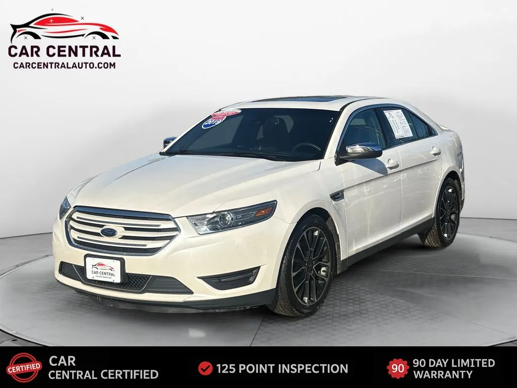 White 2019 Ford Taurus Limited for sale in Milford, CT