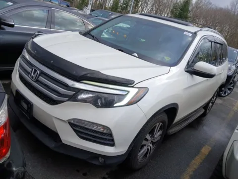 White 2016 Honda Pilot EX-L for sale in Milford, CT