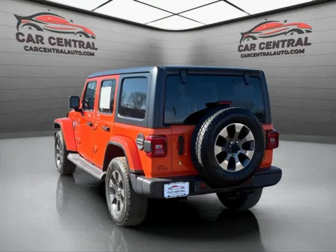 Another view of 2018 Jeep Wrangler Unlimited Sahara for sale in Milford, CT at Car Central Milford