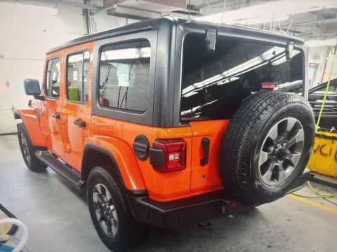 Another view of 2018 Jeep Wrangler Unlimited Sahara for sale in Milford, CT at Car Central Milford