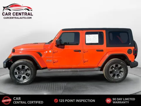 Photos of 2018 Jeep Wrangler Unlimited Sahara for sale in Milford, CT at Car Central Milford