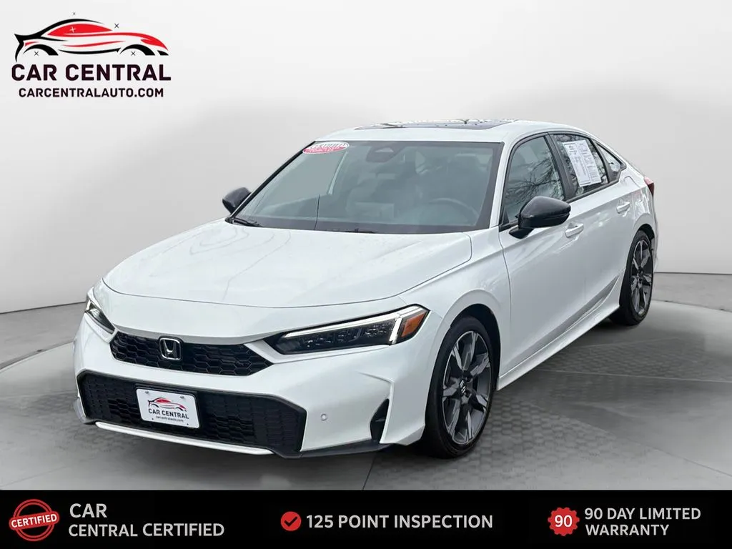 White 2025 Honda Civic Hybrid Sport for sale in Milford, CT