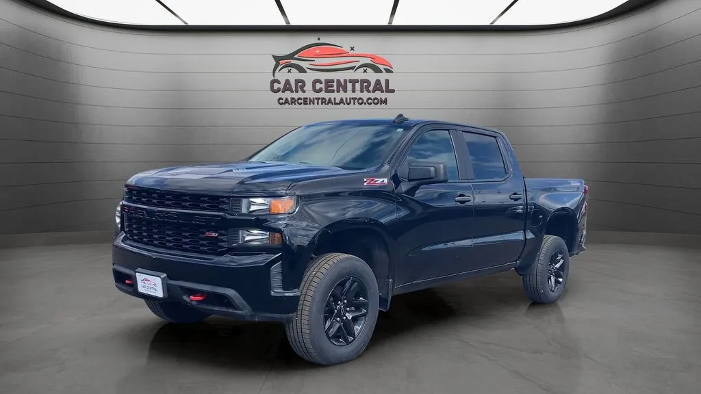 Black 2021 Chevrolet Silverado 1500 Custom Trail Boss for sale in Milford, CT