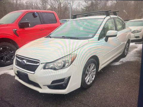 White 2015 Subaru Impreza 2.0i Premium for sale in Milford, CT